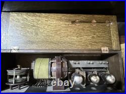 Vintage 1920's Grebe CR-9 Broadcast Receiver Tube Radio Experimental Untested