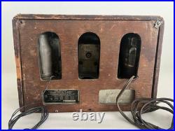 Vintage 1920s 1930s PLA-MOR Tube Radio Detrola D. R. Co Chassis 104