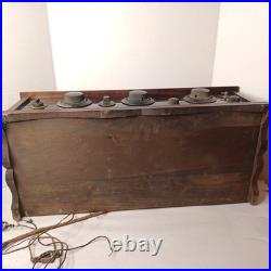 Vintage 1920s 5 Vacuum Tube Radio