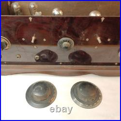 Vintage 1920s 5 Vacuum Tube Radio