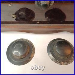 Vintage 1920s 5 Vacuum Tube Radio