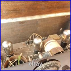 Vintage 1920s 5 Vacuum Tube Radio