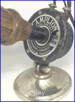 Vintage 1920s AR 43 Amplion Junior Wooden Tube Radio Loud Speaker