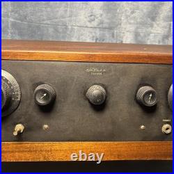 Vintage 1920s Crosley Trirdyn Tube Radio Complete Chassis