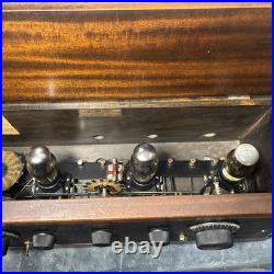 Vintage 1920s Crosley Trirdyn Tube Radio Complete Chassis