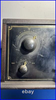 Vintage 1920s Day-Fan OEM-7 Tube Radio Receiver Untested Good Condition