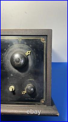 Vintage 1920s Day-Fan OEM-7 Tube Radio Receiver Untested Good Condition