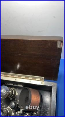 Vintage 1920s Day-Fan OEM-7 Tube Radio Receiver Untested Good Condition