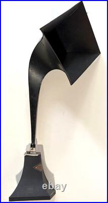 Vintage 1920s HERALD Art Deco 30 Tall RADIO HORN SPEAKER For Parts or Repair