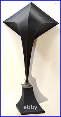 Vintage 1920s HERALD Art Deco 30 Tall RADIO HORN SPEAKER For Parts or Repair
