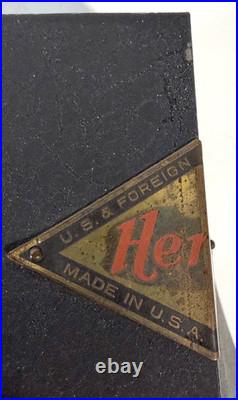 Vintage 1920s HERALD Art Deco 30 Tall RADIO HORN SPEAKER For Parts or Repair