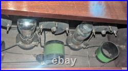 Vintage 1920s World Receiver World Radio Corp 3-Dial Tube Radio