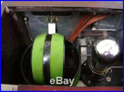 Vintage 1922 Tuska Ham Amateur Radio Receiver 224 EXTRA TUBE & HEADPHONES #1145
