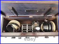 Vintage 1923 Antique Kennedy 281 Old Antique Marconi Era Wireless 1 Tube Rado