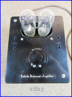 Vintage 1924 RCA Balanced Amplifier for Radiola III Receiver Very Nice