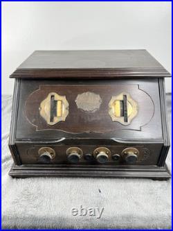 Vintage 1925 Radiola 20 Tube Radio VG Unrestored radio Parts Only
