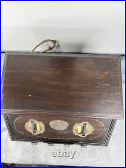 Vintage 1925 Radiola 20 Tube Radio VG Unrestored radio Parts Only