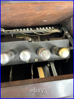 Vintage 1925 Radiola 20 Tube Radio VG Unrestored radio Parts Only