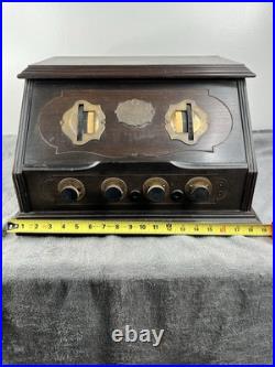 Vintage 1925 Radiola 20 Tube Radio VG Unrestored radio Parts Only
