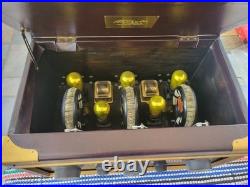 Vintage 1925 Reichmann Co. Thorola Islodyne Model 50 Gold Tube Radio, tubes good
