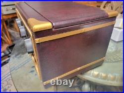 Vintage 1925 Reichmann Co. Thorola Islodyne Model 50 Gold Tube Radio, tubes good