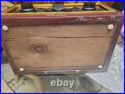 Vintage 1925 Reichmann Co. Thorola Islodyne Model 50 Gold Tube Radio, tubes good