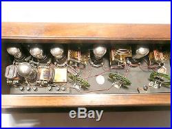 Vintage 1926 METRODYNE SUPER SIX RADIO with ALL 6 TUBES- all untested / CLEAN