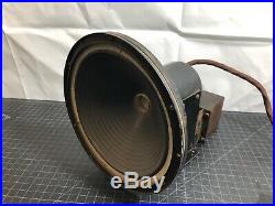 Vintage 1929 LYRIC 8 TUBE CONSOLE RADIO Working 8 & 1/2 FIELD COIL SPEAKER