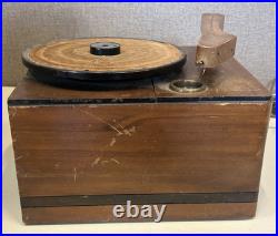 Vintage 1930/40s Emerson Tube Radio & Phonograph 45 Record Player TESTED