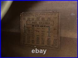 Vintage 1930/40s Emerson Tube Radio & Phonograph 45 Record Player TESTED