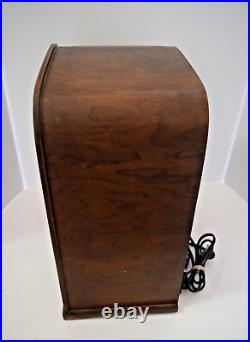 Vintage 1930's-40's Philco Model 37-620 Tombstone Table AM/Air Radio Working