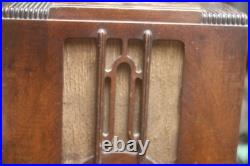 Vintage 1930's Airline Model 62-198 Art Deco Wooden Tube Radio Tombstone- Repair