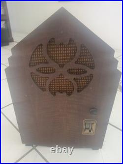 Vintage 1930`s Screen Grid Electric Receiver For Repair Vintage Tube Radio