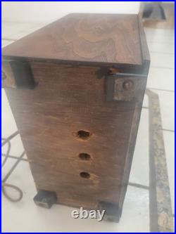 Vintage 1930`s Screen Grid Electric Receiver For Repair Vintage Tube Radio