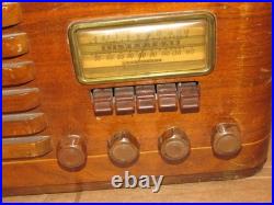 Vintage 1930's Vacuum Tube Radio Silvertone Model No 6421 Bakelite Knobs, repair