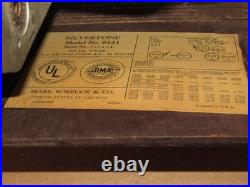 Vintage 1930's Vacuum Tube Radio Silvertone Model No 6421 Bakelite Knobs, repair