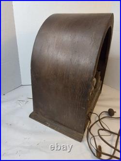 Vintage 1930s Crosley Model 157 Cathedral Tube Radio For Parts Restoration