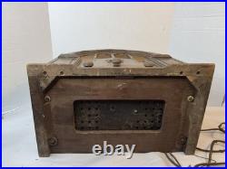 Vintage 1930s Crosley Model 157 Cathedral Tube Radio For Parts Restoration
