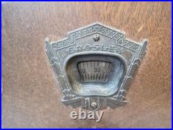 Vintage 1930s Crosley Model 157 Cathedral Tube Radio For Parts Restoration