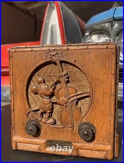 Vintage 1930s Emerson Mickey Mouse Tube Radio Covington Kentucky Antique Disney