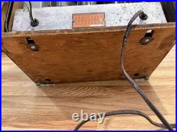 Vintage 1930s Marshall 6 Tube Radio AM / PB / SW Tombstone Style (SEE VIDEO)