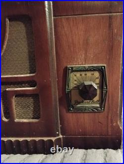 Vintage 1930s Packard Bell 35A Tube Radio Working