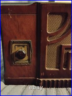 Vintage 1930s Packard Bell 35A Tube Radio Working