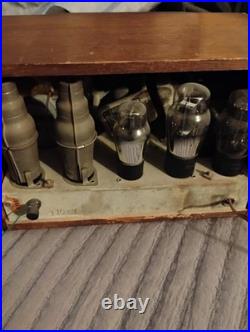Vintage 1930s Packard Bell 35A Tube Radio Working