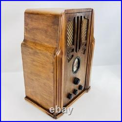 Vintage 1930s Philco 624 Tombstone Tube Radio 18.5 Antique -Untested- As-Is