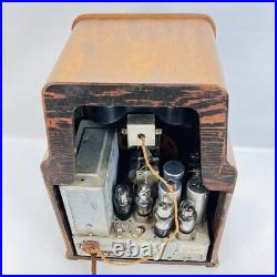 Vintage 1930s Philco 624 Tombstone Tube Radio 18.5 Antique -Untested- As-Is