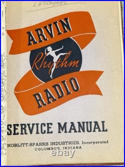 Vintage 1930s Radio Service Bulletin Binder Philco Emerson Arvin Repair Manual