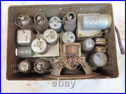 Vintage 1930s Stewart-Warner Car Tube Radio Model R-143 Untested for parts