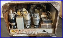 Vintage 1930s Wards Airline 62-245 Tube Radio beautiful Wood Working