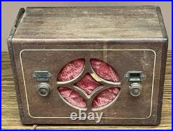 Vintage 1931 American Bosch Model 200 Tube Radio For Parts / REPAIR ONLY